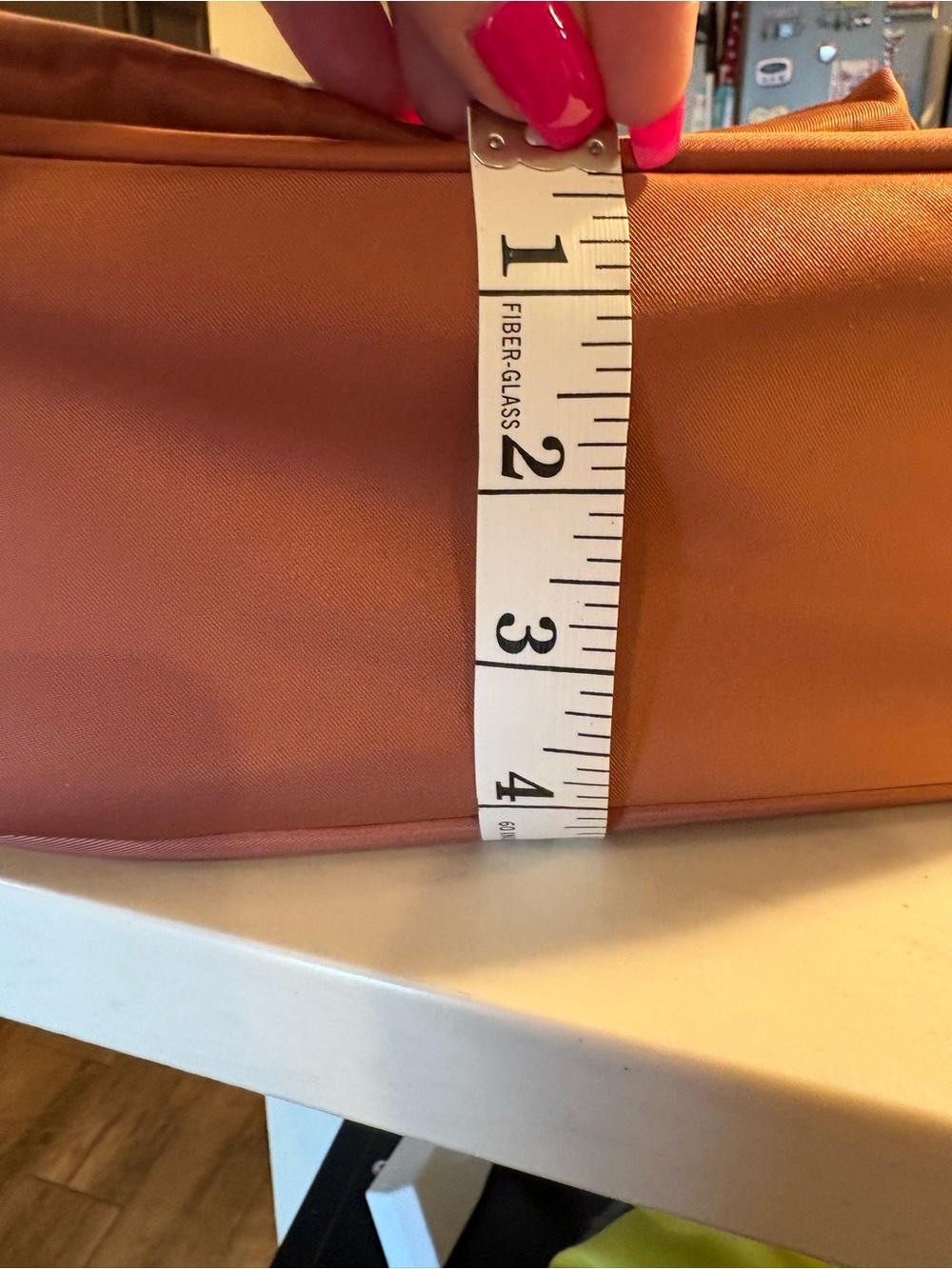 Haute Hippie Rust Nylon Crossbody Backpack with Tan Strap - Picture 16 of 16